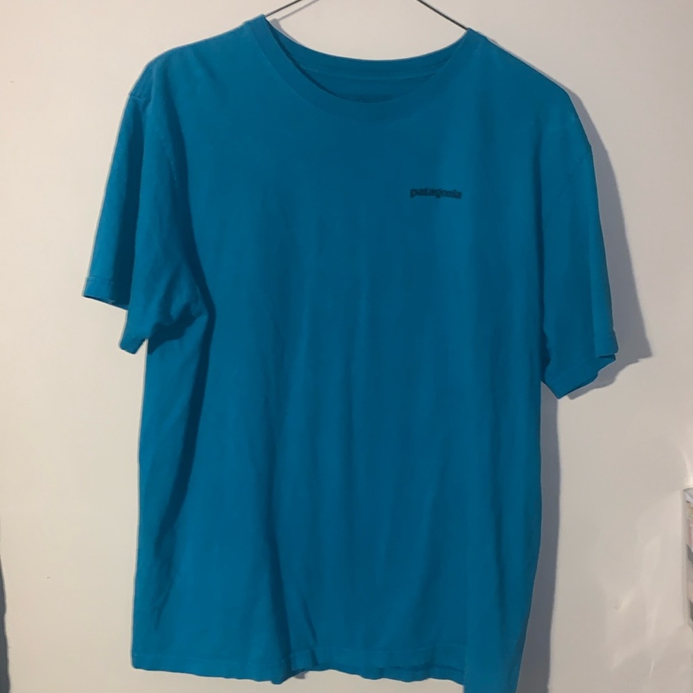 Patagonia Large Teal T-shirt